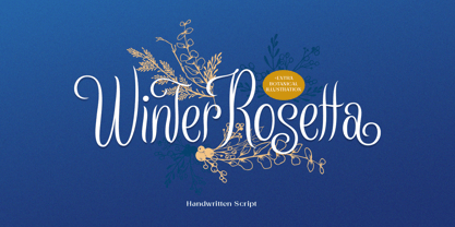 Winter Rosetta Font Poster 1