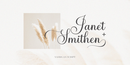 Yasbigan Script Font Poster 2