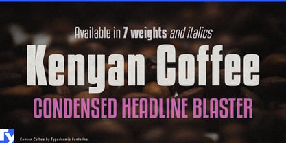 Kenyan Coffee Font Poster 1