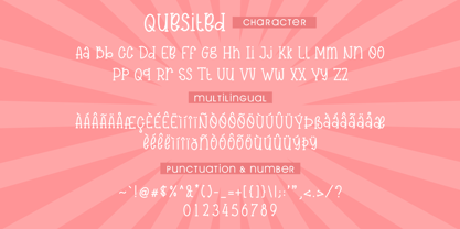 Quesited Font Poster 9