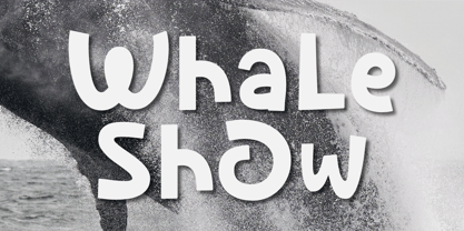 Whale Show Font Poster 1