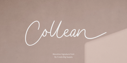 Collean Font Poster 1