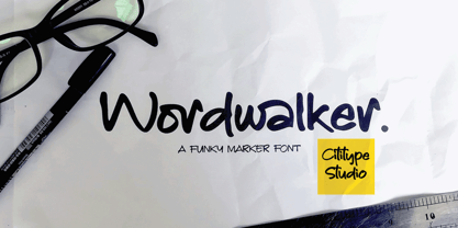 Wordwalker Font Poster 1