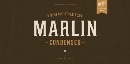 Marlin Font Poster 1