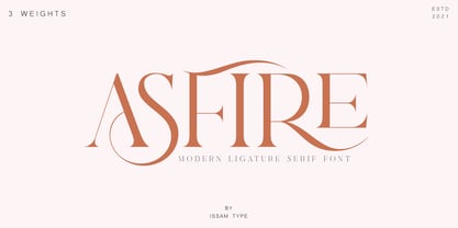 Asfire Font Poster 1