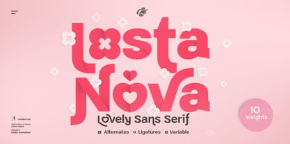 Losta Nova Font Poster 1