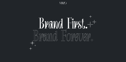 Virzo Font Poster 5