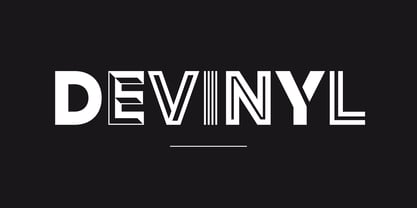 Devinyl Font Poster 1