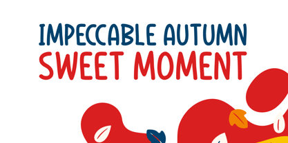 Winsome Autumn Font Poster 3