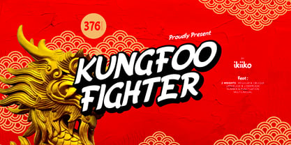 Kungfoo Fighter Font Poster 1