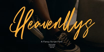 Heavenllys Font Poster 1