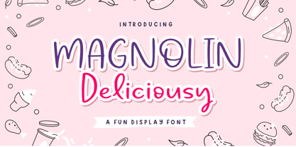 Magnolin Deliciousy Font Poster 1