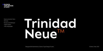 Trinidad Neue Font Poster 1