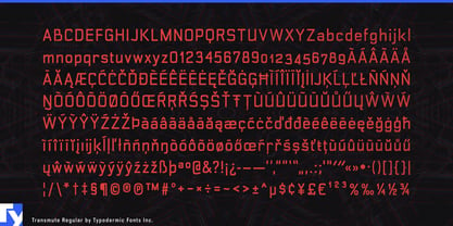 Transmute Font Poster 7
