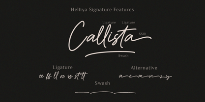 Helliya Signature Font Poster 5