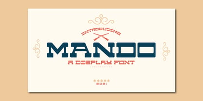 Mando Font Poster 1