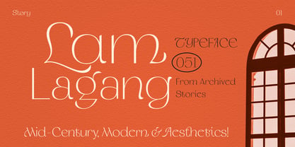 Lam Lagang 051 Font Poster 1