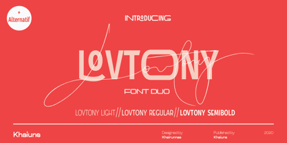 Lovtony Font Poster 13