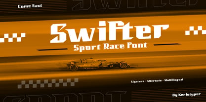 Swifter Font Poster 1