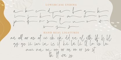 Hand Real Font Poster 8