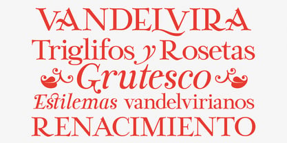 Vandelvira Font Poster 7