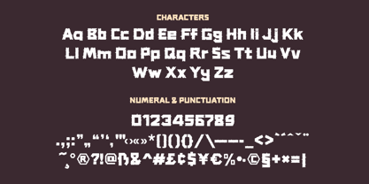 Cagtus Font Poster 11