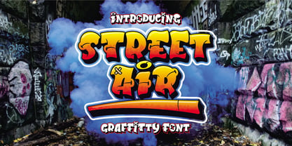 Street Air Font Poster 1
