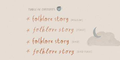 Folklore Story Font Poster 6