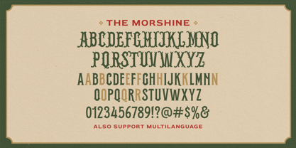 The Morshine Font Poster 11