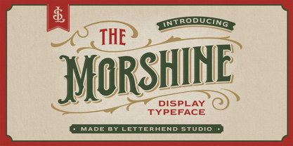 The Morshine Font Poster 1