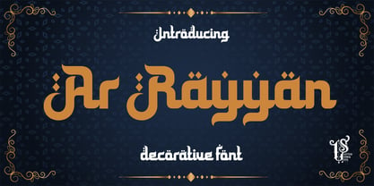 Ar Rayyan Font Poster 1
