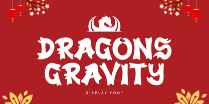 Dragons Gravity Font Poster 1