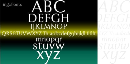 Faber Serif Pro Font Poster 2