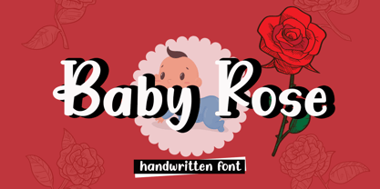 Baby Rose Font Poster 1