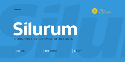 Silurum Font Poster 1