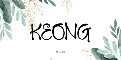 Keong Font Poster 1