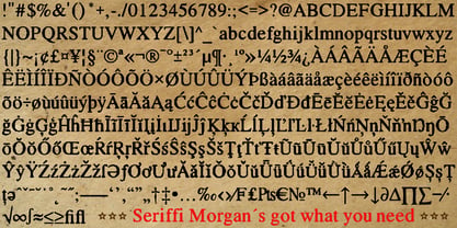 Seriffi Morgan Font Poster 3