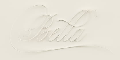 Bellissima Script Pro Font Poster 10