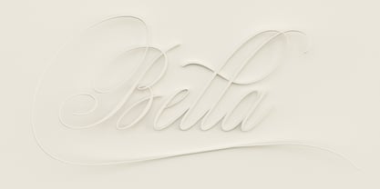 Bellissima Script Pro Fuente Póster 10