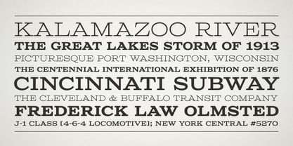 Columbia Titling Font Poster 4