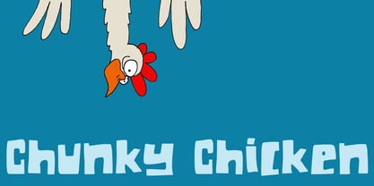 Chunky Chicken Font Poster 1