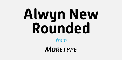 Alwyn New Rounded Font Poster 1