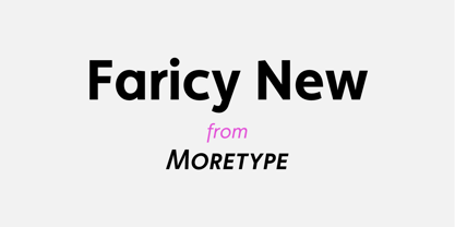 Faricy New Font Poster 1