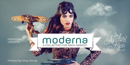 Moderna Font Poster 2