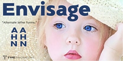 Envisage Font Poster 4