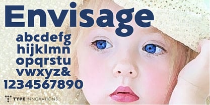 Envisage Font Poster 3