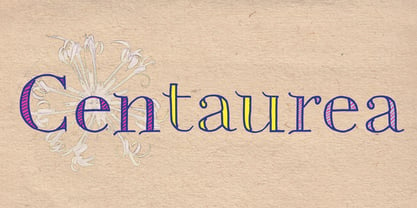 Centaurea Font Poster 1