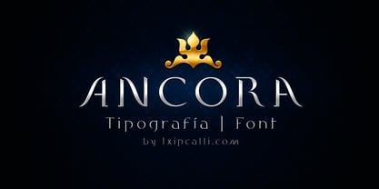 Ancora Font Poster 1