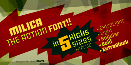 Milica Font Poster 1