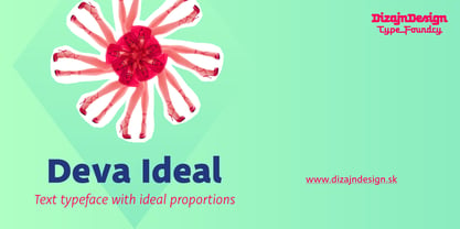 Deva Ideal Font Poster 1